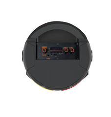 Denver BPS-355 Schwarz, Bluetooth, Lautsprecher, AUX In, USB, Mikrofon-Eingang (6,3 mm Klinke)