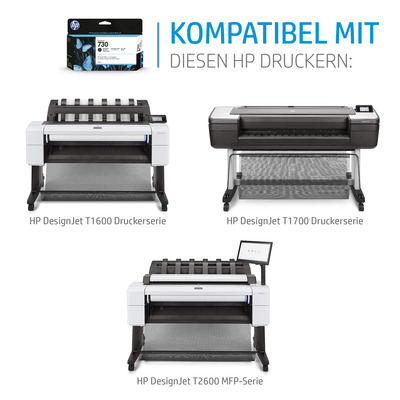 HP 730 DesignJet Druckerpatrone Fotoschwarz 130 ml