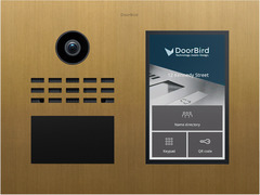 DoorBird D31TDH Video Türstation Edelstahl, Gold-Optik