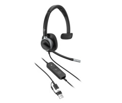Poly Mission 615 Monaural USB Wired Headset (Bulk)