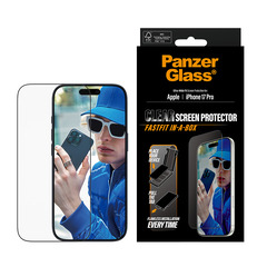 PanzerGlass Schutzglas black Frame iPhone 17 Pro UWF Fastfit