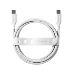 empower Racing 240W USB-C-USB-C Cable/USB 2.0/1.2M/white