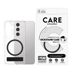 CARE Feature Case Clear Kickstand & QI Compatible Galaxy S25