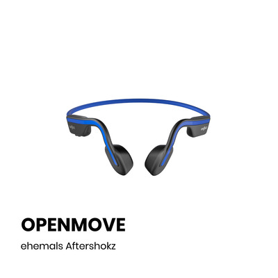 Shokz OpenMove Blau, Bluetooth, Kopfhörer