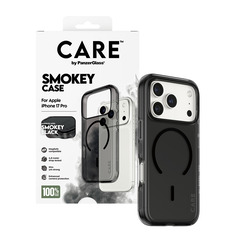 CARE Case Flagship Smokey w. black MagSAFE iPhone 17 Pro