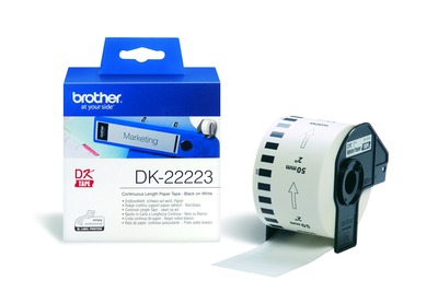 Brother Endlos-Etiketten DK-22223 weiß, 50mm x 30,48m