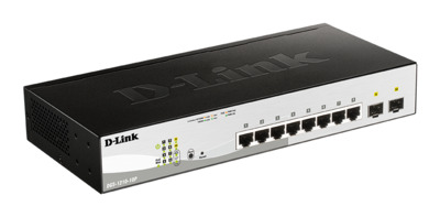 D-Link DGS-1210-10P/ME 10-Port PoE Smart Mgd. ME GB Switch