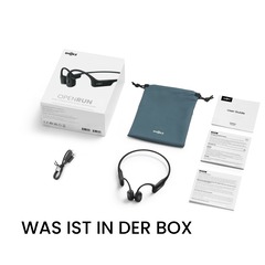 Shokz OpenRun USB-C Schwarz, Bluetooth, Kopfhörer, 8Stunde(n) Akkulaufzeit