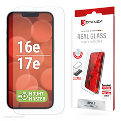 DISPLEX Real Glass MountMaster Apple iPhone 16e / 17e