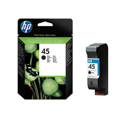 HP 45 Schwarz Original Druckerpatrone groß