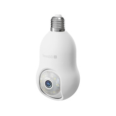Hombli smarte outdoor Kamera, Bulb Cam 4K, weiß