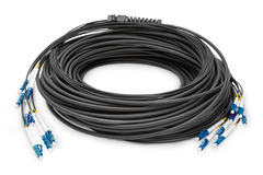 DIGITUS Vorkon. Glasf. Univ. Breakout Kabel SM OS2 8Faser 100m