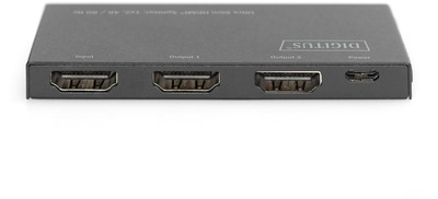 DIGITUS Ultra Slim HDMI Splitter 1x2 4K/60Hz Micro USB Power