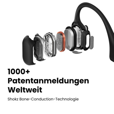 Shokz Open Run Pro Mini Schwarz, Bluetooth, Kopfhörer, 10Stunde(n) Akkulaufzeit