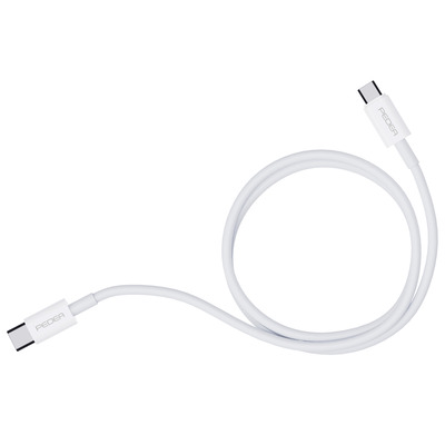 PEDEA Schnelllade- und Datenkabel USB-C/USB-C, 1m, weiß