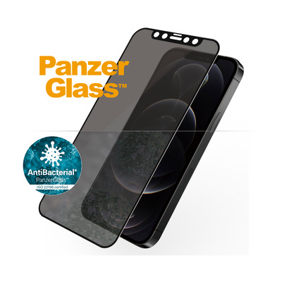 PanzerGlass E2E iPhone 12/12 Pro, CF, Privacy Antibakt.
