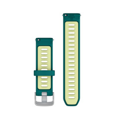 Garmin Schnellwechsel-Armband 20mm Silikon Teal Green/Zitrone