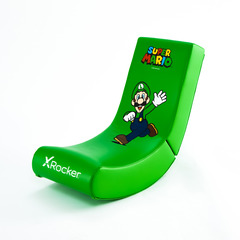 XROCKER Gaming Bodensessel grün VIDEO ROCKER Super Mario/Luigi