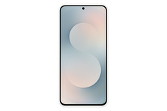 Samsung Silicone Cover für Galaxy S25 FE, White + Glas