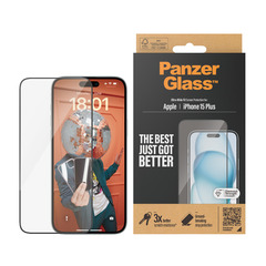PanzerGlass Screen Protector iPhone 15 Plus, UWF