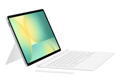 Samsung Book Cover Keyboard für Tab S10 FE+, White