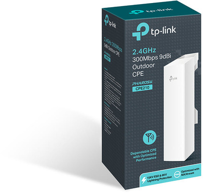 TP-Link CPE210 2,4GHz 300MBit 9dBi Outdoor Access Point