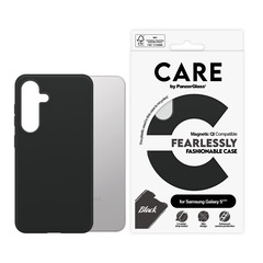 CARE Fashionable Case Black w. QI Compatible Galaxy S25