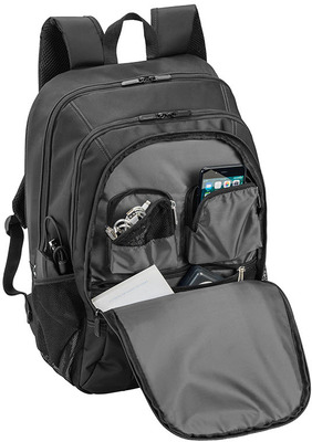 PEDEA Rucksack "First One" 17,3 Zoll (43,9cm), schwarz/grau