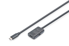 DIGITUS Aktives USB 3.2 Gen1 5G Verläng. USB-C-USB C, 5m