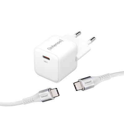 Intenso Power Adapter 30W, USB-C mit USB-C-Kabel
