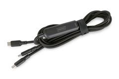 DIGITUS USB-C 2in1 Ladekabel, 140W, 1,8m