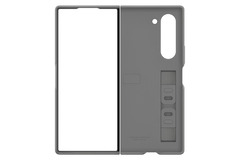 Samsung Silicone Stand Case with Strap für Galaxy Fold6, Grau