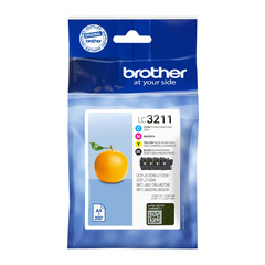 Brother Tintenpatronen LC-3211 Multipack (je 1x BK/M/C/Y)