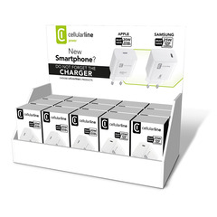 Cellularline Bundle 15x Dual Port Travel Charger + Display