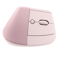 Logitech Lift Vertical ergonomische Maus, rosa