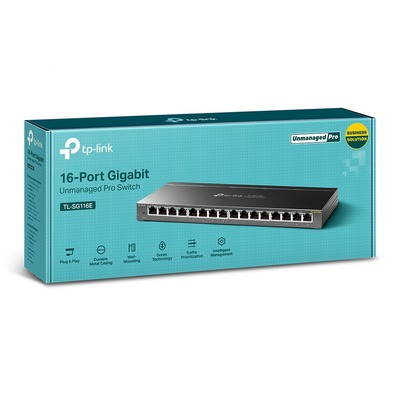 TP-Link TL-SG116E 16-Port Gigabit Easy Smart Switch
