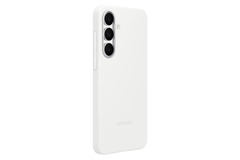 Samsung Silicone Cover für Galaxy S25 FE, White + Glas