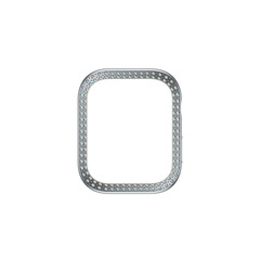 SAFE  Bling Bumper Silver Apple Watch 10/46mm