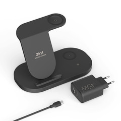 C&T Power Paket (3in1 Wireless Charger +45W Multiport Adapter)