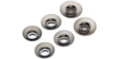 Poly Ohrpolster für Voyager Free 60 (2 Stück S/M/L) schwarz