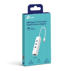 TP-Link UE330C USB Type-C 3-Port Hub Gigabit Ethernet Adapter