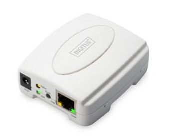 DIGITUS Fast Ethernet Print Server, USB 2.0