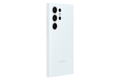 Samsung Silicone Case S24 Ultra, White + Mobeen Glas