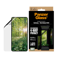 PanzerGlass Matrix 4-way Privacy Screen Protector Galaxy S26