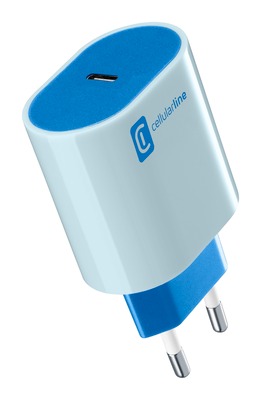 Cellularline USB-C CHARGER PD 20W BLUE