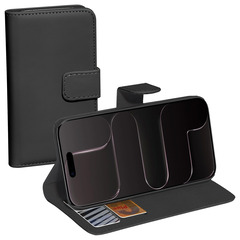 PEDEA Book Cover Classic für Apple iPhone 17 Air, schwarz