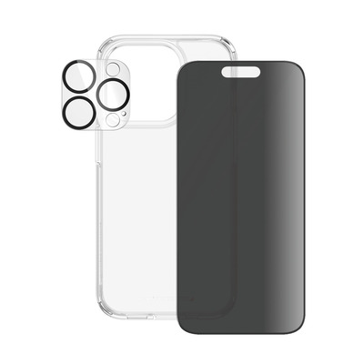 PanzerGlass 3-in-1-Privacy-Pack iPhone 15 Pro