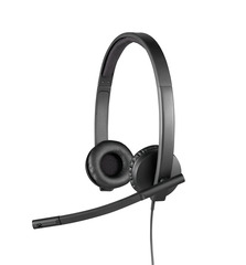 Logitech H570e Stereo Headset für Teams, USB-A, schwarz