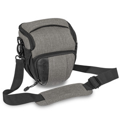 PEDEA Kameratasche GR. M FASHION Foto Tasche, hellgrau