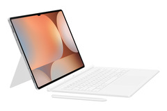 Samsung Book Cover Keyboard für Tab S10 Ultra/S9 Ultra White